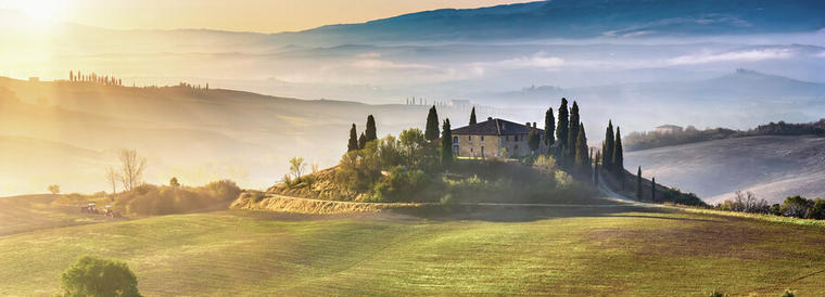 Hermosa vista panorámica de la Toscana italiana - Hospédate en un alquiler vacacional en Italia