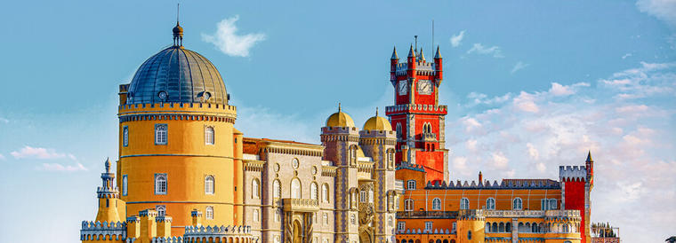 Palacio de Pena en Sintra, Lisboa. Disfruta de Portugal quedándote en un alquiler vacacional en Portugal con NOVASOL