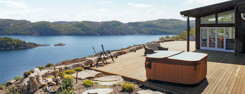 Residencia de vacaciones con jacuzzi